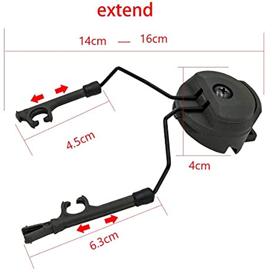 TAC-SKY Tactical Helmet ARC Rail Adapter(1 pair)for Comtac Series