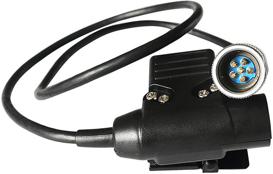 TAC-SKY U94 PELTO 6-pin PTT For PRC-152/PRC-148 6-pin Connector Adapter Radios (U94 6pinPTT)