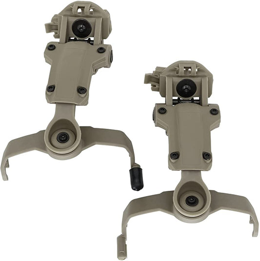 TAC-SKY Tactical Helmet rail Adapter for COMTAC II III Tactical Headset Airsoft(1pair)