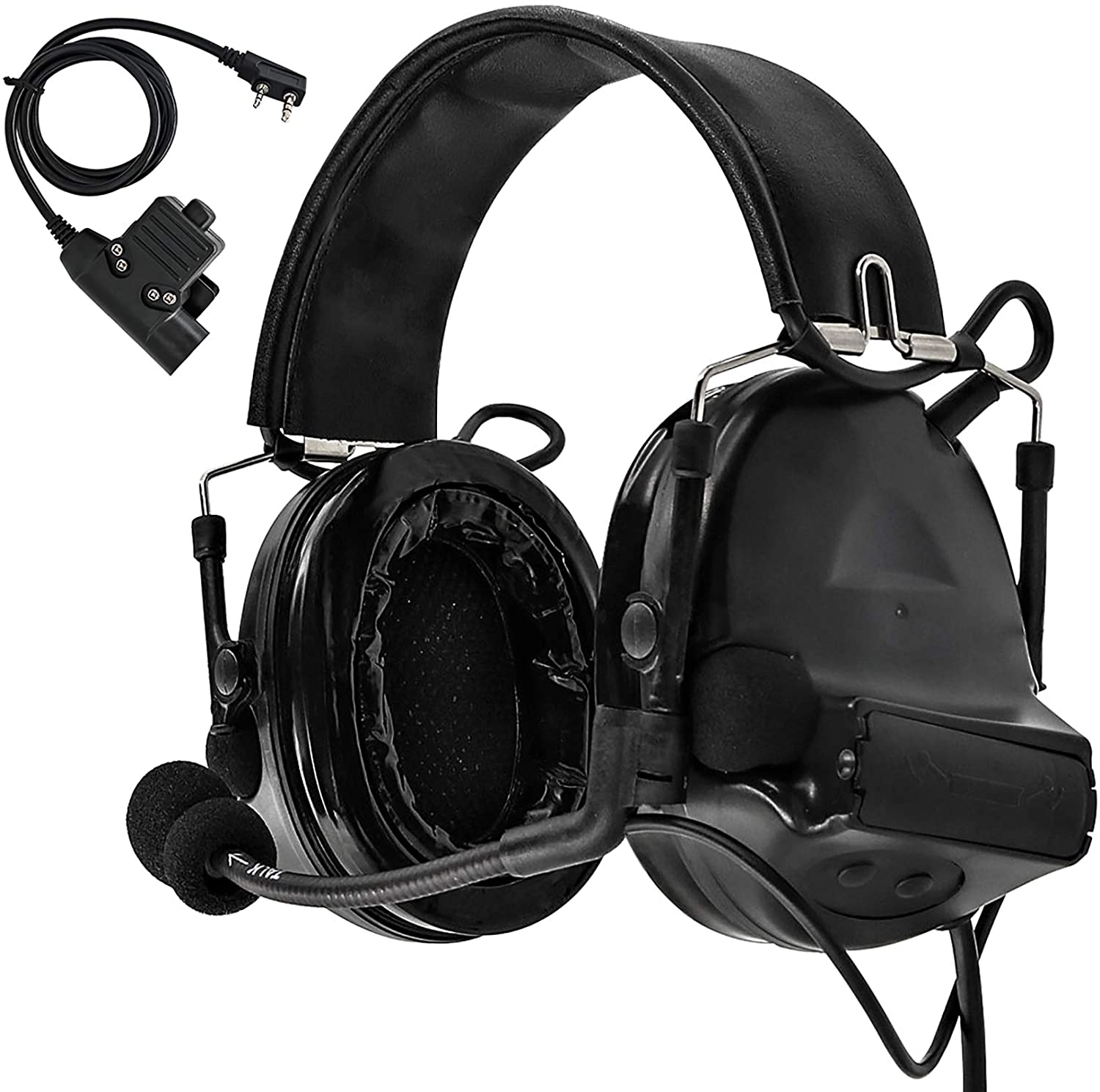 thumbnail image 2 of Tactical Earmuffs With Noise Reduction & Reusable Hearing Protection 2 of 13