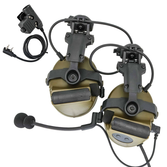 TAC-SKY C2 Electronic Noise Canceling Headphones, Airsoft Hunting Hearing Protection Sound Amplifier