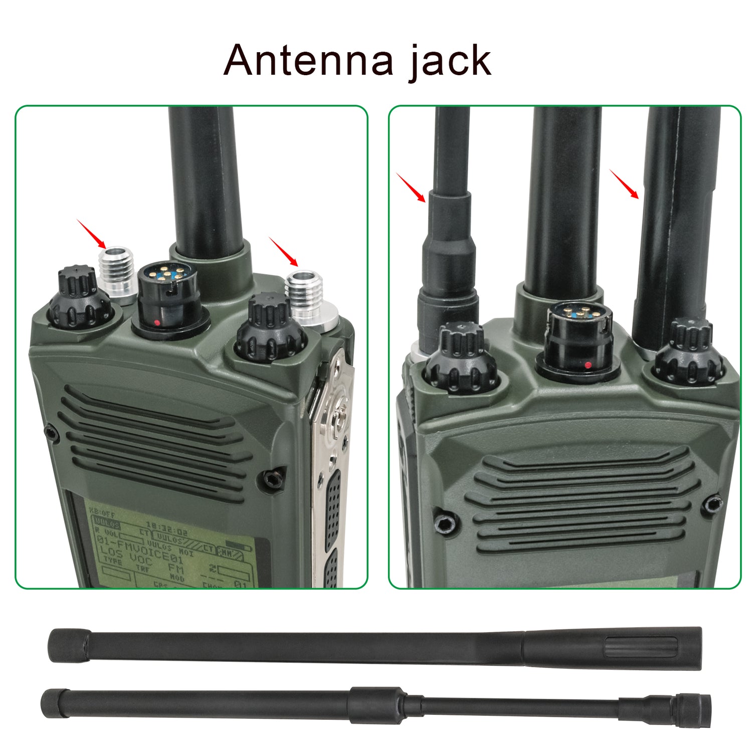 TAC-SKY PRC-152 Dummy Radio Case – Green Shell For Baofeng & Tactical Use