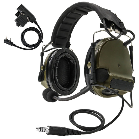 TAC-SKY C3 Tactical Headset Noise-canceling airsoft protective gear with microphone and kenwoodPTT