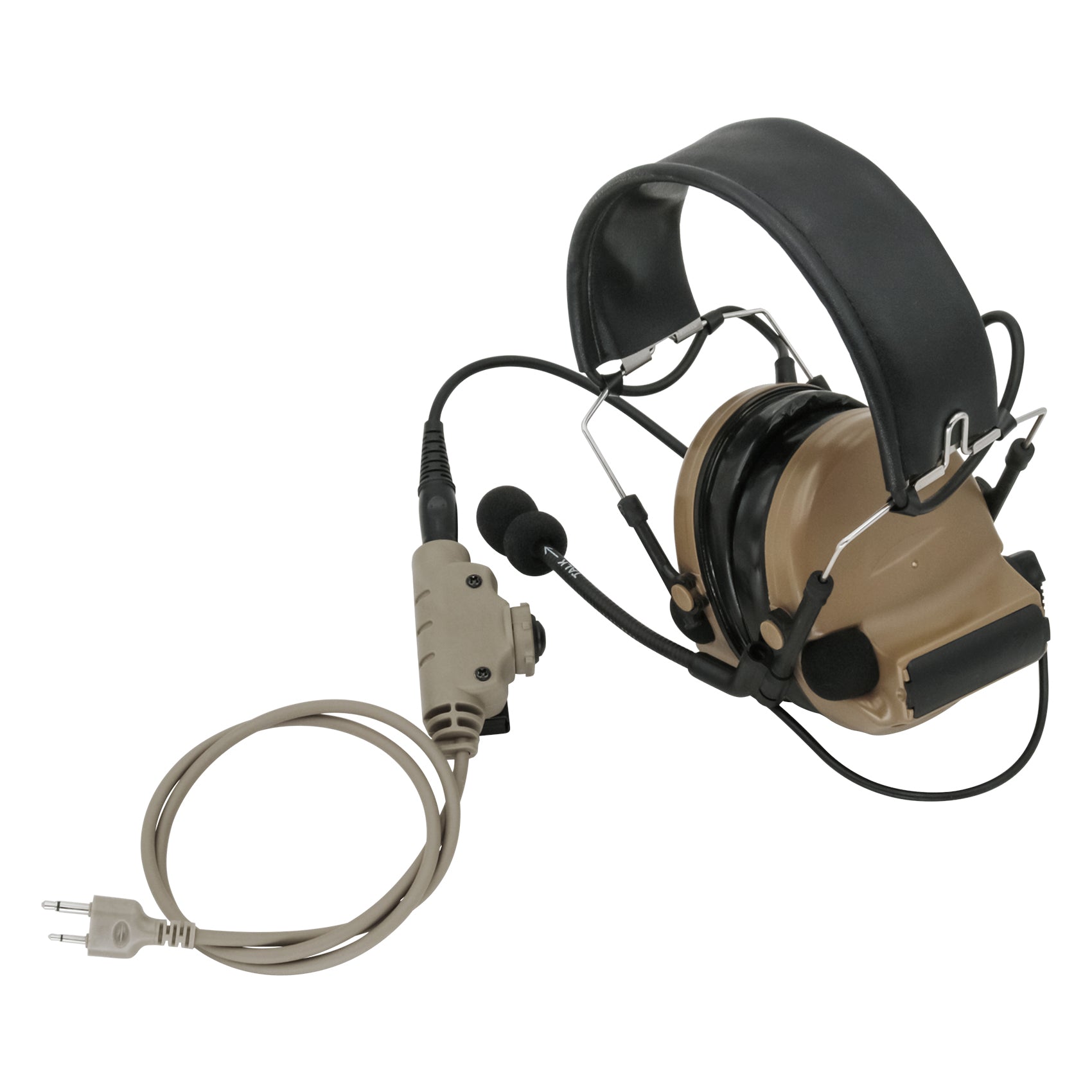 TAC-SKY U94 V2 PTT ICOM 2pin for Tactical Headset – TS TAC-SKY